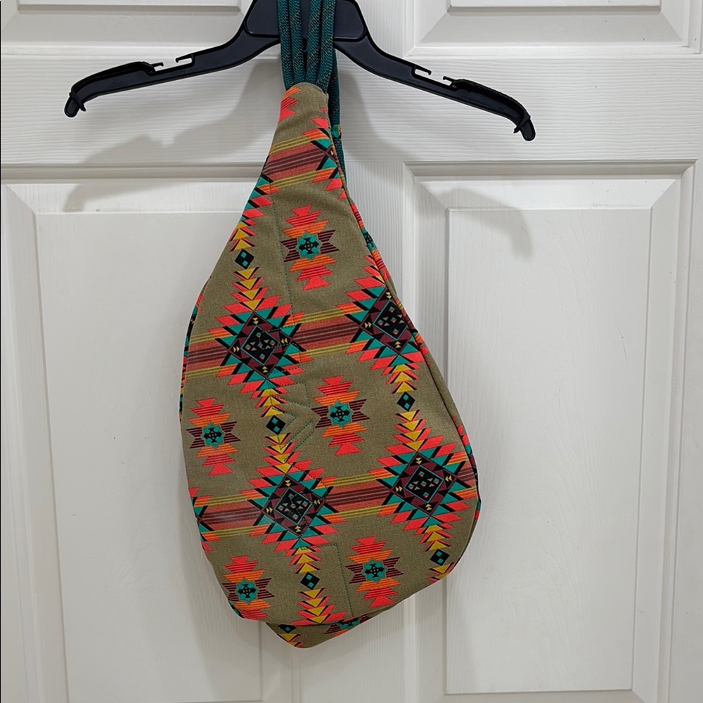 Kavu Rope Bag - Mojave Dunes Pattern (Retired) Colorful Geometric Sling Bag